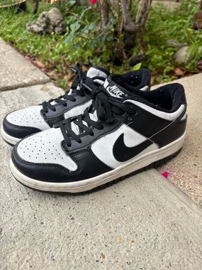 Nike Black and White Low-Top Sneakers